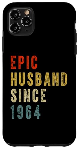 Hülle für iPhone 11 Pro Max Epic Husband Since 1964 Couple 60th wedding Anniversary Mens von Vintage Legends Couple Wedding Anniversary Gifts