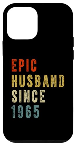Hülle für iPhone 12 mini Epic Husband Since 1965 Couple 59th wedding Anniversary Mens von Vintage Legends Couple Wedding Anniversary Gifts