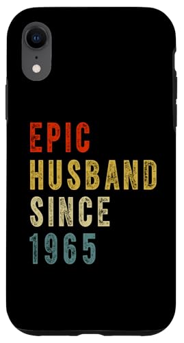 Hülle für iPhone XR Epic Husband Since 1965 Couple 59th wedding Anniversary Mens von Vintage Legends Couple Wedding Anniversary Gifts