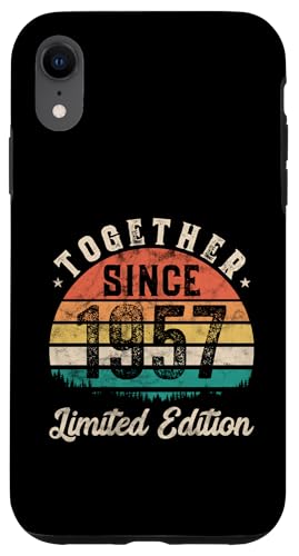 Together Since 1957 Couple 68th years wedding Anniversary Hülle für iPhone XR von Vintage Legends Wedding Anniversary Couple Gifts