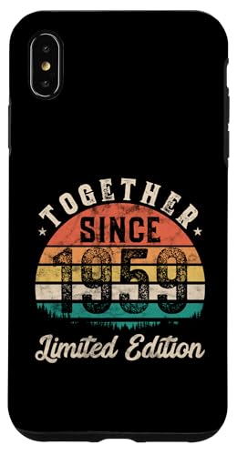 Together Since 1959 Couple 66th years wedding Anniversary Hülle für iPhone XS Max von Vintage Legends Wedding Anniversary Couple Gifts