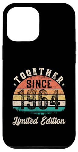 Together Since 1964 Couple 61th years wedding Anniversary Hülle für iPhone 12 Pro Max von Vintage Legends Wedding Anniversary Couple Gifts