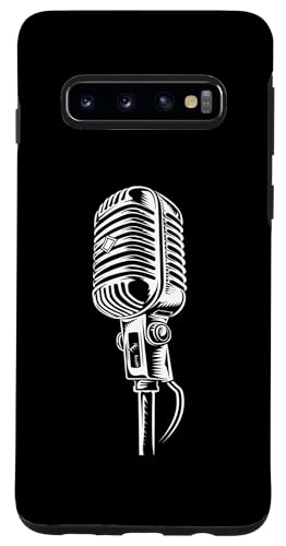 Hülle für Galaxy S10 Vintage-Mikrofon von Vintage-Mikrofon-Kleidung