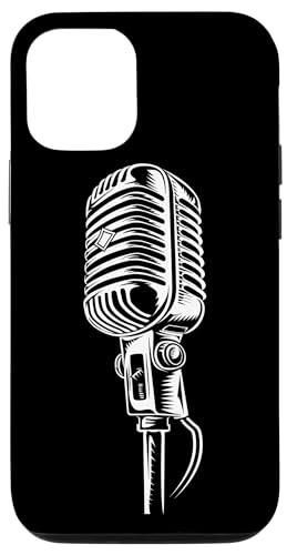 Hülle für iPhone 12/12 Pro Vintage-Mikrofon von Vintage-Mikrofon-Kleidung