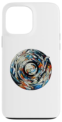 Hülle für iPhone 13 Pro Max Polygon Art Vinylscheibe Plattenspieler Musik von Vintage Music Vinyl Record Lover Gifts