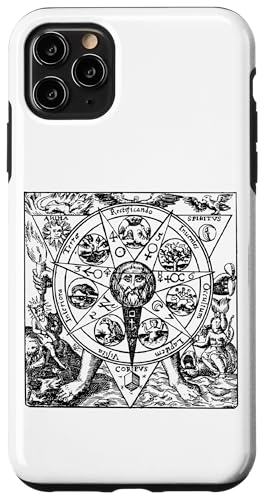 Hülle für iPhone 11 Pro Max Astrologisches hermetisches Mandala Okkultes Mittelalter von Vintage Occult