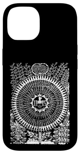 Hülle für iPhone 14 Mystizismus-Mandala mit 72 Götternamen Vintage von Vintage Occult