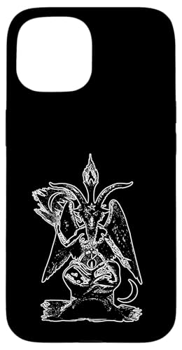 Hülle für iPhone 15 Baphomet: Satanisches hermetisches Magiesymbol von Vintage Occult