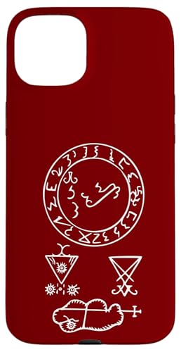 Hülle für iPhone 15 Plus Luzifer Sigil Grimorium Verum Dämon Grimoire von Vintage Occult