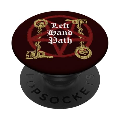 Linker Pfad Pentagramm Satanismus PopSockets Klebender PopGrip von Vintage Occult