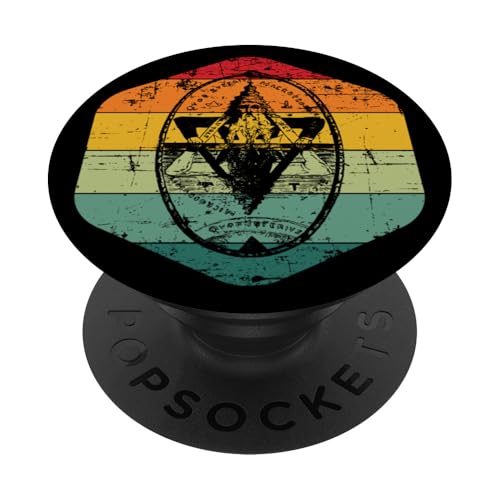 Trismegistus Hexagramm Hermetic Vintage PopSockets Klebender PopGrip von Vintage Occult