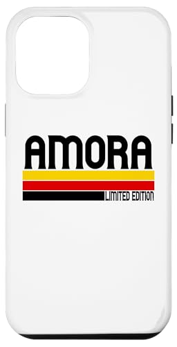 Hülle für iPhone 15 Pro Max AMORA Name Personalisierte Süße Idee Vintage Frauen AMORA von Vintage Personalized Apparel for Women.