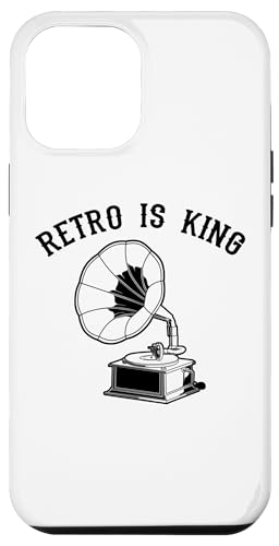 Hülle für iPhone 12 Pro Max Retro is King Phonograph Grammophon Plattenspieler von Vintage Plattenspieler T-Shirts