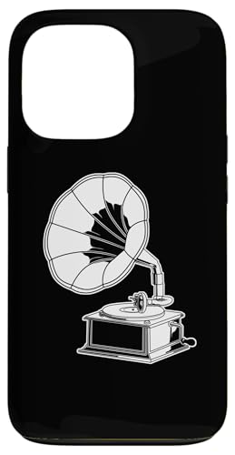 Hülle für iPhone 13 Pro Vintage Plattenspieler Phonograph Retro Vinyl Grammophon von Vintage Plattenspieler T-Shirts