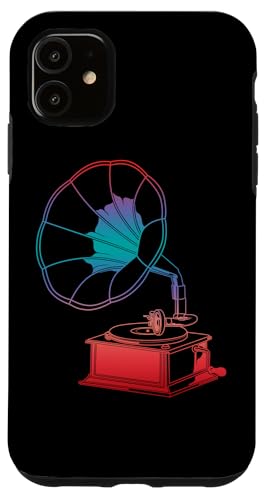 Hülle für iPhone 11 Schallplattenspieler Phonograph Grammophon Vintage von Vintage Shirts für Retro Liebhaber