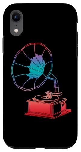 Hülle für iPhone XR Schallplattenspieler Phonograph Grammophon Vintage von Vintage Shirts für Retro Liebhaber