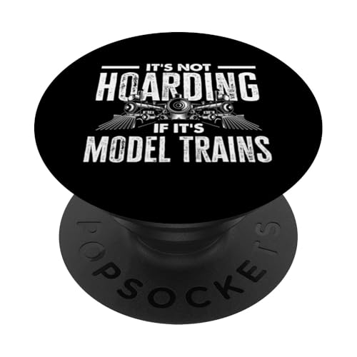 Es Ist Kein Horten Wenn Es Modellzüge Sind PopSockets Klebender PopGrip von Vintage Trainspotting Zug Fans Lokführer Geschenke