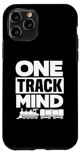 Hülle für iPhone 11 Pro Eisenbahnliebhaber Einspuriger Denker Eisenbahnfreunde One von Vintage Trainspotting Zug Fans Lokführer Geschenke