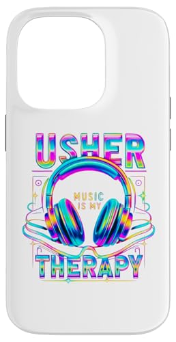 Hülle für iPhone 14 Pro USER HipHop Fan Musik Therapie Retro Vintage Kopfhörer 80er Jahre von Vintage USHER Hiphop Fan Music Headphone Retro Tee