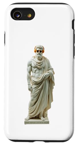 Hülle für iPhone SE (2020) / 7 / 8 Statue of Usher HipHop Musikfans Kopfhörer Real-Musik von Vintage USHER Hiphop Fan Music Headphone Retro Tee