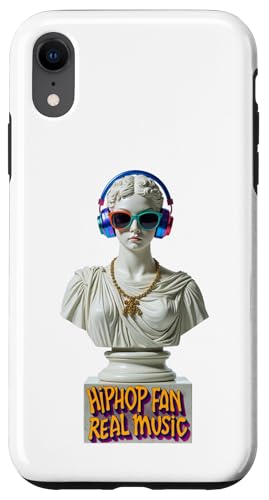 Hülle für iPhone XR Neoklassische Hip-Hop-Muse von Vintage USHER Hiphop Fan Music Headphone Retro Tee