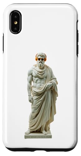 Hülle für iPhone XS Max Statue of Usher HipHop Musikfans Kopfhörer Real-Musik von Vintage USHER Hiphop Fan Music Headphone Retro Tee