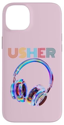 USHER Hiphop Fan Musik Kopfhörer Vintage Design aus den 2000er Jahren Hülle für iPhone 14 Plus von Vintage USHER Hiphop Fan Music Headphone tee 90s