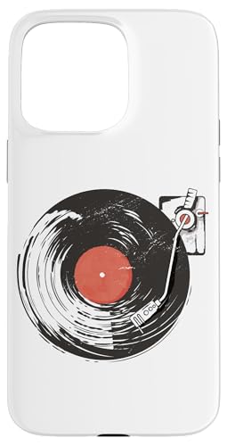 Hülle für iPhone 15 Pro Max Vinyl-Musiker DJ Plattenspieler Musikproduzent DJ von Vintage Vinyl Schallplatte Musikalische Geschenke