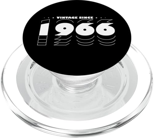 Vintage Celebrating 1966 - 59 Years of Timeless Memories PopSockets PopGrip für MagSafe von Vintage and Awesome 80's Birthday Bash Vibes Store