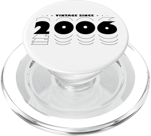 Vintage Celebrating 2006 - 19 Years of Timeless Memories PopSockets PopGrip für MagSafe von Vintage and Awesome 80's Birthday Bash Vibes Store