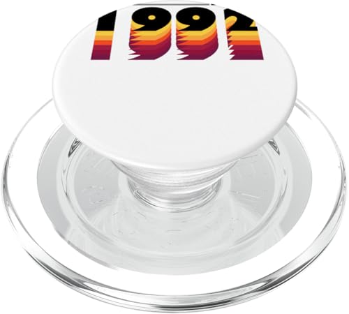 Vintage Timeless Style of 1992 - 33rd Birthday Celebration PopSockets PopGrip für MagSafe von Vintage and Awesome 80's Birthday Bash Vibes Store