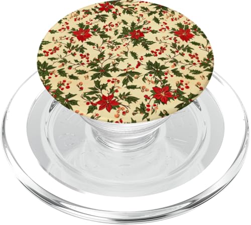 Festliche Weihnachten Retro Urlaub - Vintage Winter Aesthetic PopSockets PopGrip für MagSafe von VintageFestive: Retro Holiday Accessoires