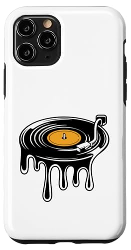 Hülle für iPhone 11 Pro Retro Vinyl Schallplatte DJ Junkie Cool Vintage Design von Vinyl Junkie Apparel Collective for Music Lovers