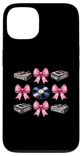 Coquette Bow Vinyl Record Plattenspieler Vinyl Collector Girl Mom Hülle für iPhone 13 von Vinyl Record Coquette Aesthetic Women Gifts