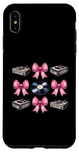 Coquette Bow Vinyl Record Plattenspieler Vinyl Collector Girl Mom Hülle für iPhone XS Max von Vinyl Record Coquette Aesthetic Women Gifts