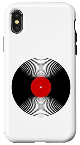 Hülle für iPhone X/XS Retro Vinyl Album Plattenspieler von Vinyl Record LP Album Art Design