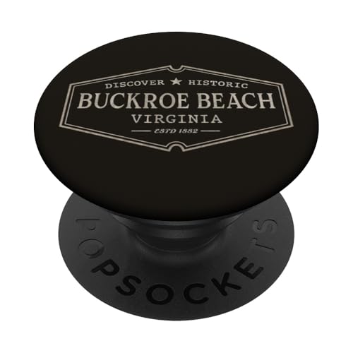 Buckroe Beach Virginia | Historischer Buckroe Beach VA PopSockets Klebender PopGrip von Virginia Standard Apparel