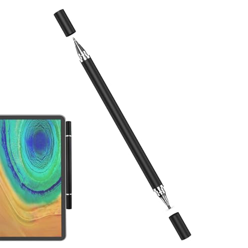 2-in-1-Kopf-Touch-Malstift, Kugelschreiber für Touchscreens | Kugelschreiber mit Touchscreen-Spitze, Tablet-Stift für Touchscreen, präzise Steuerung für Damen und Herren von Virtcooy