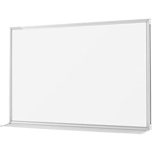 VISCOM Premium Design Whiteboard Speziallackiert - 45 x 60 cm - Beschichtete Magnetwand mit Aluminium-Rahmen - extrem kratzfest, magnetisch & einfach beschreibbar - Magnettafel in mehreren Größen von Viscom