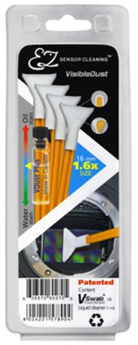 VisibleDust orange Serie EZ Sensor Cleaning Kit 4x VSwab 1.6x 1ml VD von VisibleDust