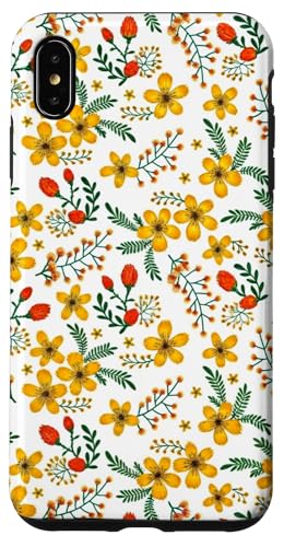 Hülle für iPhone XS Max Niedliches Blumenmuster – coole bunte Blume, Natur-Wildblume von Visit Cool Spring Collection