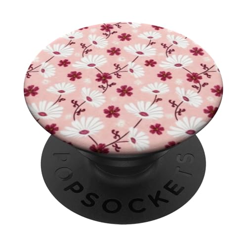 Niedliches Blumenmuster – coole bunte Blume, Wildblumen-Rosa PopSockets mit austauschbarem PopGrip von Visit Cool Spring Collection