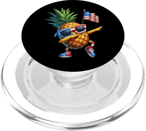 Ananas Tropische Sonnenfrucht exotisch PopSockets PopGrip für MagSafe von Vitamins Juice Cocktail Refreshment Vacation