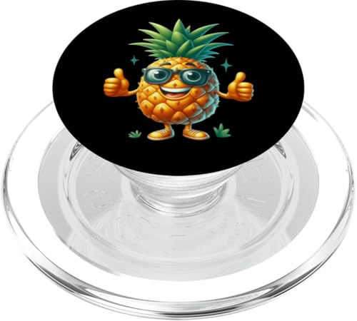 Ananas Tropische Sonnenfrucht exotisch PopSockets PopGrip für MagSafe von Vitamins Juice Cocktail Refreshment Vacation