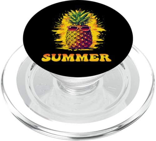 Ananas Tropische Sonnenfrucht exotisch PopSockets PopGrip für MagSafe von Vitamins Juice Cocktail Refreshment Vacation