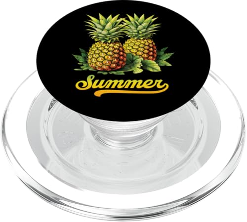 Ananas Tropische Sonnenfrucht exotisch PopSockets PopGrip für MagSafe von Vitamins Juice Cocktail Refreshment Vacation