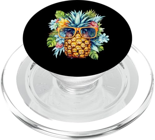 Ananas Tropische Sonnenfrucht exotisch PopSockets PopGrip für MagSafe von Vitamins Juice Cocktail Refreshment Vacation