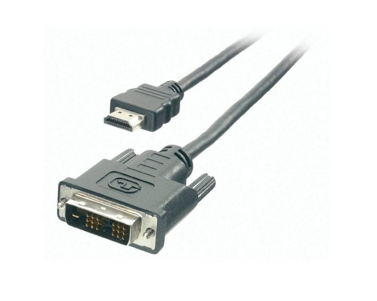 Vivaco HQ 5m HDMI-Stecker auf DVI-D Single Link Video-Adapter DVI-D, 500 cm, TV Adapter-Kabel, Verbindungskabel, HD-TV PC, Geschwindigkeit 5 Gbit/s von Vivaco
