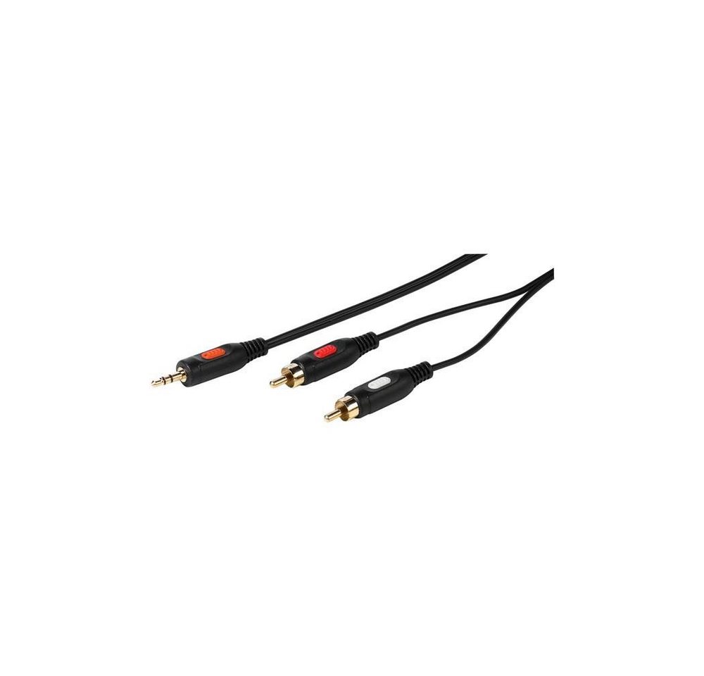 Vivanco Audio Verbindung Cinch / Klinke, 1,5m (46029) Audio- & Video-Kabel von Vivanco