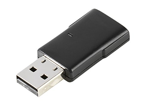 Vivanco USB 2.0 Mini WiFi Adapter (IEEE 802.11 B/g/N/ 300 Mbits/LED-Anzeige für Link Status) Schwarz von Vivanco